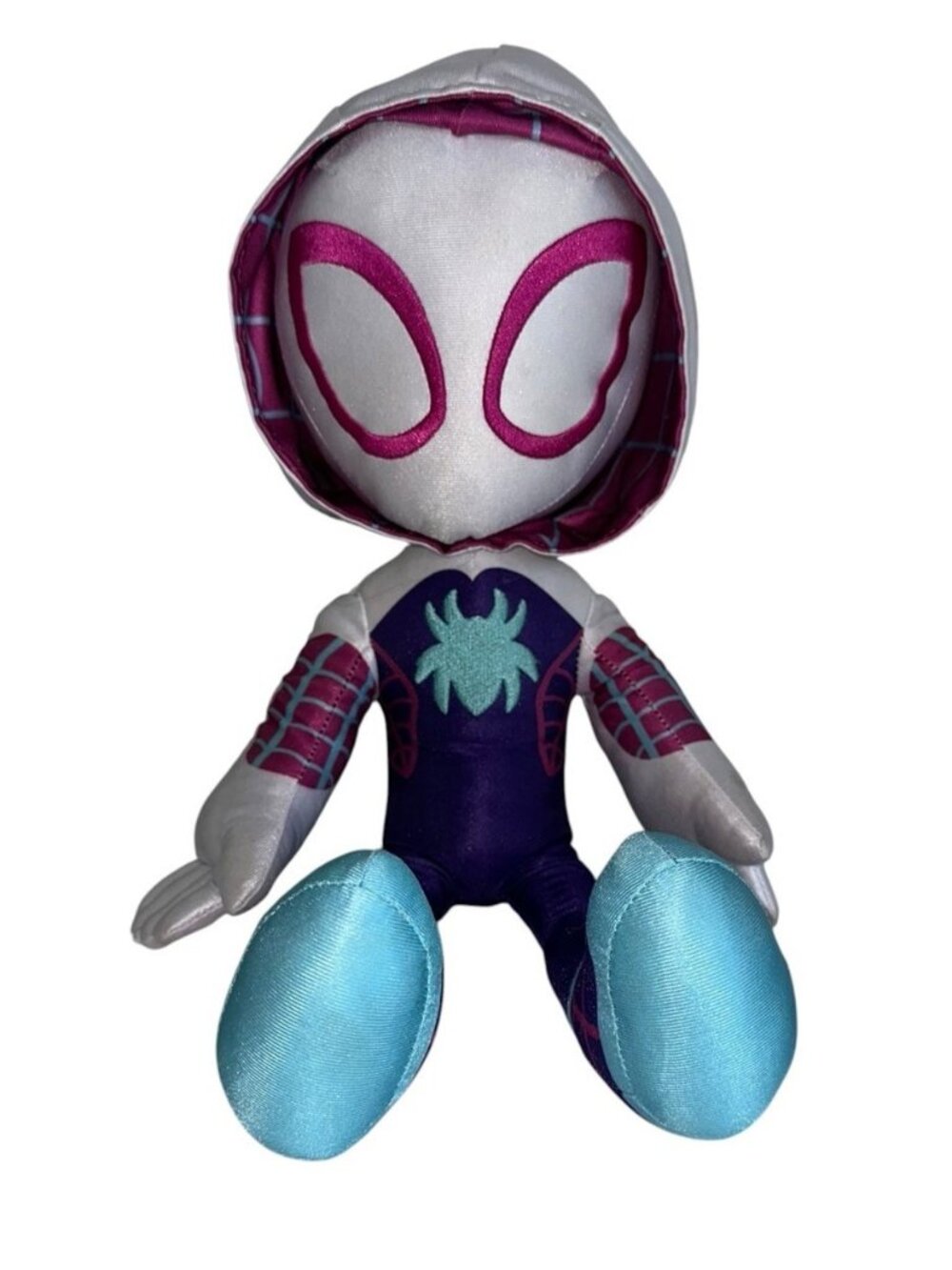 Marvel Spidey His Amazing Friends TALKING Gwen Stacy Ghost Spider 18" Plush